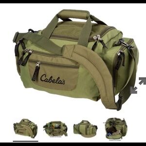 Cabelas Catch All Gear Bag Weather Resistant Green Pocket Hunting Brand New